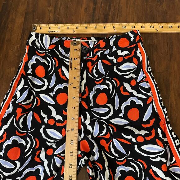 ANTHROPOLOGIE Breezy Printed Straight Pants Multi Motif Relaxed Boho - Picture 13 of 15